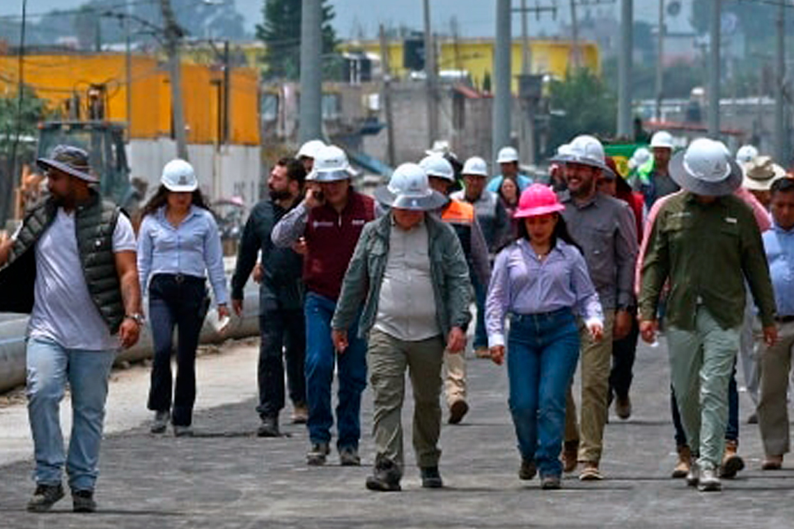 Boletín 062.- Abigail Sánchez supervisa Colector Tejones